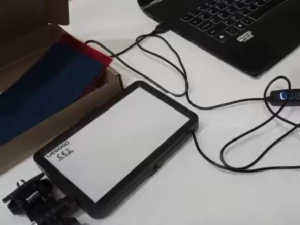 Zomei YN-6 Vlog Selfie Light Clip plus LED square 6 inch Bonus : 4 Filter Lampu