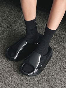 Yabu Cloud Mirror Summer New Fashion Outdoor Bright Beach Slippers Anti-slip Deodorant Home Bathing Sandals Couple Travel Slippers EVA Upgraded Version