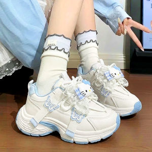 Girl Princess Dad Style Mesh Sneakers