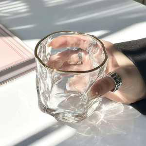 Cốc thủy tinh decor uống nước sáng tạo cốc xoắn ly thuỷ tinh uống whisky cao cấp SHOPE