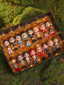 Blackpink Collectible Figurine Decorative Dolls for Girls PVC Material Static Model Blind Box Anime Gaming Collectibles