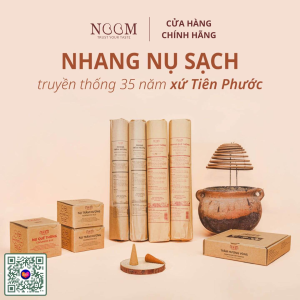 Nhang trầm hương Noom sản phẩm tự nhiên không hóa chất giúp thư giãn thanh lọc không khí