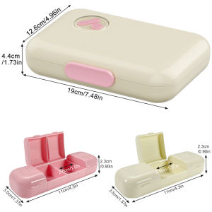 1PCS Weekly Pill Organizer 3/4 a Day7 Day Pill Box 3 Times Portable for Travel Pill Case for Pills/Vitamin/Fish Oil/Medication