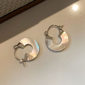 CAFFTI | Natural White Mother of Pearl Earrings