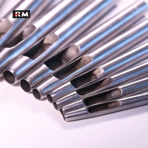 【Long-Mouth Type】Bag Leather Belt And Watch Strap Hole Puncher 45# High Carbon Steel Pure Fire Heat Treatment Round Punch Handmade Leather Art Hole Punching Tool Drilling Air Holes