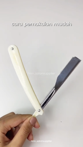 Pisau Cukur Manual Isi Ulang - Pisau Cukur Lipat Barber Pencukur Jenggot Kumis Pria Foldable Portable - Alat Pencukur