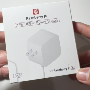 Raspberry Pi 27W USB-C Power Supply (US) for Raspberry Pi 5 White/Black