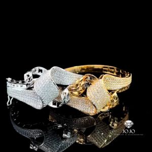 Vòng tay nữ JOJO V361 đính đá tấm CZ lấp lánh sang trọng - Đinh Phụ Kiện