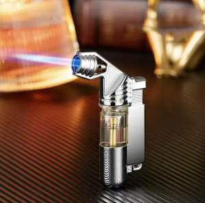 พร้อมส่ง ไฟแช็คแก๊สฟู่ ไฟฟู่ ไฟแช็ค เติมแก๊ส ปรับได้ พรีเมี่ยม ล่าสุด(ไม่มีสารไวไฟ)