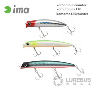 Japan IMA Lure Komomo SF-90/110/125 Tossing Floating Mino Lure Topmouth Culter Sea Bass