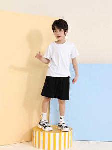 Patt Mom ชุดเด็กชาย 2 ชิ้น เสื้อผ้าฝ้าย + กางเกงผ้าเย็น แห้งไว สินค้าใหม่ 2025 (LWDX+SGDK)