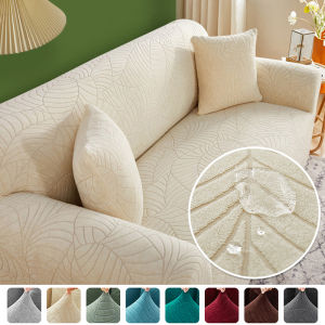 Waterproof Jacquard Sofa Covers 1/2/3/4 Seats For Living Room Thick Elastic L Shaped Sofa Cover Protector