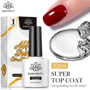 BORN PRETTY 10ml Function Gel Base Gel Top Coat Rubber Gel Reinforcement Gel for Nails Tools Soak Off UV LED Nail Varnish