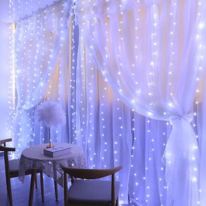 6M/3M/2M/1M LED Curtain String Lights Garland Window USB Power Fairy Light New Year 2026 Garland Led Lights Christmas Decoration