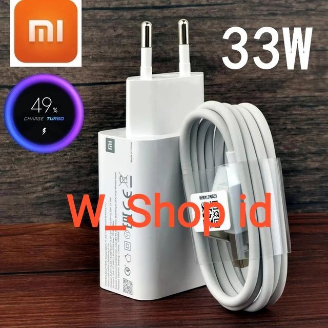 10 Pro Charger Charger Ori Redmi Note XIAOMI 33W Charger Cas