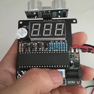 diymore | Bộ Cảm Biến Khoảng Cách Siêu Âm HC-SR04 DIY Có Thông Báo Bằng Giọng Nói Cho Mô-đun Thực Hành Hàn Vi Điều Khiển 51