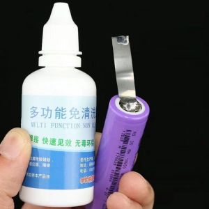 ROLL 50ml Stainless Steel Flux Battery Electrode Soldering Quick Repair Clean Free Soldering Flux Multifunctional Soldering Flux Liquid Metal Soldering Assistance