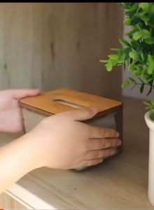 🔥Ready Stock🔥Insta Style Transparent Tissue Box / Tissue Organizers / Tisu Box / Kotak Tisu