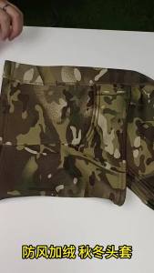 Ngụy Trang Lông Cừu Balaclava Mặt Nạ Chống Gió Chống Lạnh Cổ Gaiter Ấm Bảo Vệ Ngoài Trời Đi Xe Đạp Mùa Đông Phụ Kiện