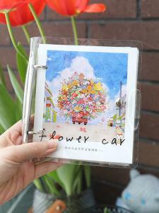 Baby Growth Memorial Album 3x4 5 Inch Photo Insert Type Cartoon Couple Photo Album Card Book Pages Storage Photography Albums