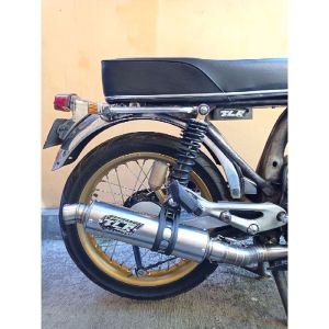 silincer knalpot tlr muffler kompetisi jenong non cantol p30cm