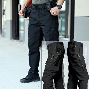 Outdoor Work Tactical Pants Mens Waterproof Cargo Trousers New Spring Multi-pocket Wear-Resistant Pants Hiking Training Overalls