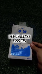 (BISA COD) Ice Gel Pack 200 ML Blue Cool Jelly Cooler Kantong Air Es Pendingin