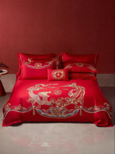 Boyang Home Textile | Luxurious Cotton Wedding Bedding Set 60S