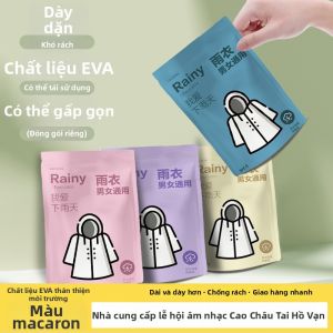 KAIPAQI | Bộ Đồ Mưa EVA Dày Có Thể Sử Dụng Lại cho Người Lớn