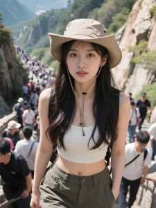 Japanese Style Big Brim Sun-Proof Bucket Hat Womens Summer Outdoor Breathable Mountain Camping Mountaineering Fishing Hat Mens Big Head Circumference