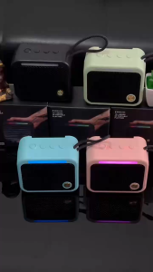 ลำโพงบลูทูธ รุ่น M300 เชื่อมได้2ตู้ 8W เสียงเบสแน่น พกพาง่าย รองรับ USB TF ปิดไฟได้ มีซับเบสด้านหลัง ลำโพงแบบพกพา M300-mini