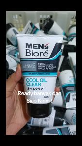Biore Men Cool Oil Clear Scrub Facial Wash 100 gram