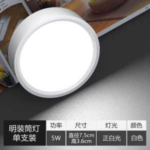 Ultra-Thin Recessed Circular LED Downlight round Mini Ceiling Light Hallway Entrance Lighting Aluminum Material for Living Room