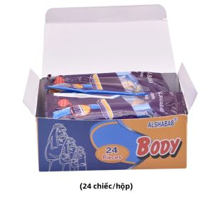 24 Cái Dao Cạo Dùng Một Lần Cho Nữ Dao Cạo Tay Vệ Sinh Đóng Gói Riêng 1 Lưỡi Dao Có Đầu Lược Dùng Cho Chân Tay Nách Vùng Bikini