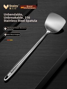 Snainy | 316 Stainless Steel Food Grade Thickened Spatula Set for Wok Home Use
