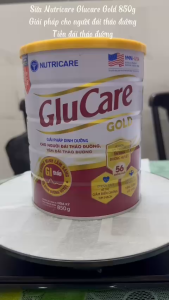 Sữa bột Glucare Gold 850g dinh dưỡng cho người tiểu đường