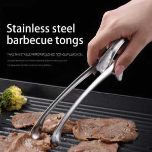 penjepit daging bbq stainless