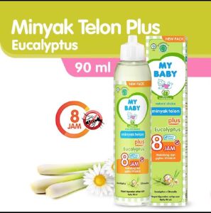 minyak telon my baby eucalyptus 90 ml besar hijau