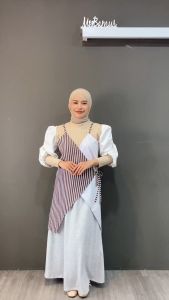 Mybamus Claire White Outer Ginger Bread M16134 R44S6