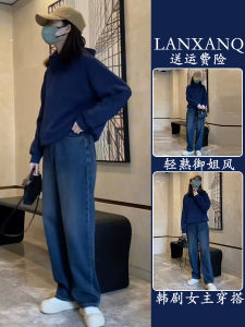 ชุดสองชิ้นสไตล์เกาหลี ชุดสูทฤดูใบไม้ผลิ ชุดเดรสยาวทรงเอแขนยาว ทรงเข้ารูป เอวสูง แฟชั่นผู้หญิง