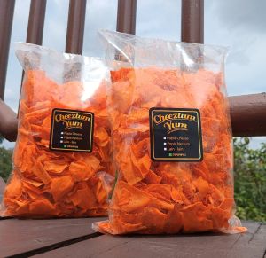 Cheeztum Yum Popia Cheese Rangup 1kg - Orange Popia Chips - Popia Medium - 1kg Net Weight - Groceries Snacks & Confectionery Popcorn Seaweed Savoury Snacks
