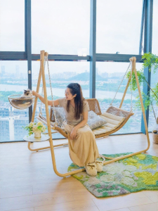 ZIYE | Cat Friendly Swing Chair For Indoors Outdoors