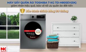 Máy sấy quần áo Toshiba 7 kg TD-H80SEV(SK)