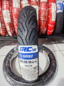 Ban luar IRC NR82 80/80 ring 14 tubles untuk matic vario beat mio