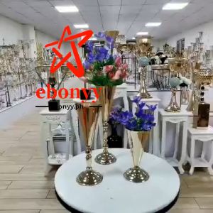 【COD】Wedding Props Decoration Luxury Flower Vases Gold Flower Vase Table Centerpiece Flowers Vase For Wed