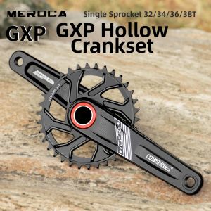 MEROCA | Hollow CNC Crankset Single Chainring Straight Mount 1