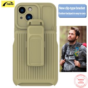 [NANU] Ốp Lưng Điện Thoại Di Động Chống Rơi 2 Trong 1 Núi Ngoài Trời Cho Apple IPhone 14pro Max Ốp Lưng Bảo Vệ IPhone 13pro 12max 11 Pro Có Kẹp