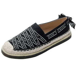 XIANNIWEI | Chic Fisherman Flax Loafer Shoes Flat Easy-On Slipper