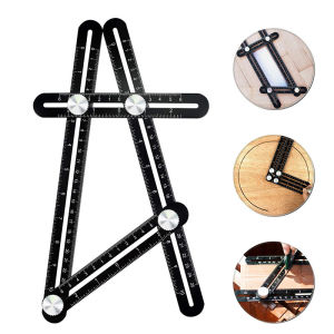 Bộ Thước Gấp Bốn Mặt Bằng Hợp Kim Nhôm Đa Năng Bằng Thép Không Gỉ Bộ Thước Gấp Đa Góc Bộ Thước Gấp Đa Năng