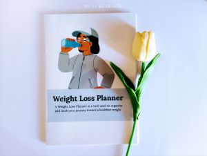 Weight Loss Planner Notebook Fitness & Diet Tracker Health & Wellness Journal